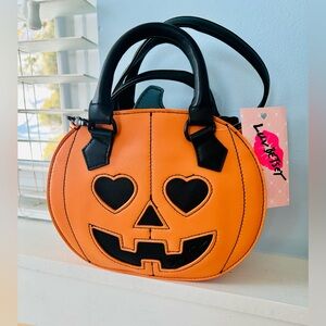Betsey Johnson Pumpkin Crossbody